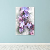 薄紫 キャンバスプリント (インサイチュ (ウッドフロア))