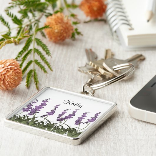 薄紫 キーホルダー (側面)