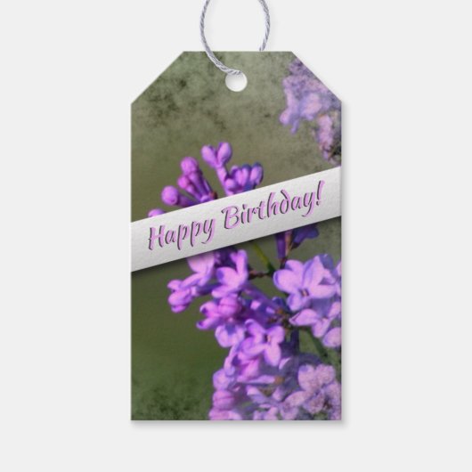 薄紫 ギフトタグ (正面)