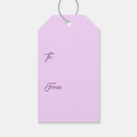 薄紫 ギフトタグ (裏面)