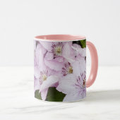 薄紫,クレマティス,美しい,花,薄紫の花, マグカップ (正面右)