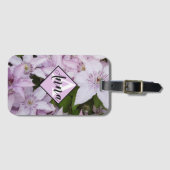 薄紫,クレマティス,美しい,花,薄紫の花, ラゲッジタグ (正面横)