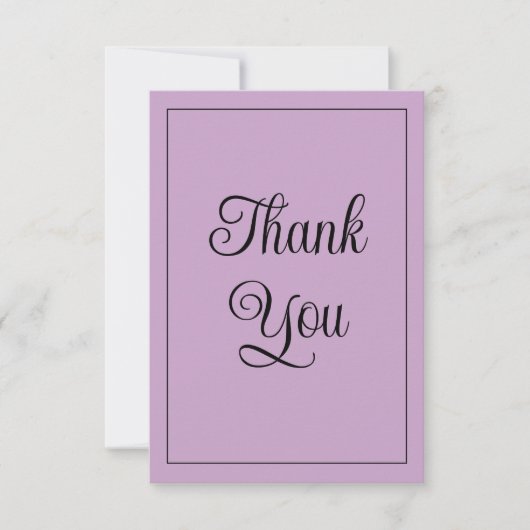 薄紫 サンキューカード (正面)