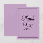 薄紫 サンキューカード (正面/裏面)