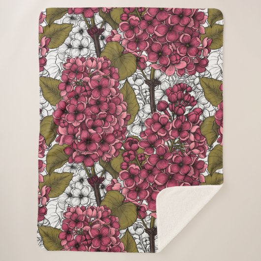 薄紫 シェルパブランケット (正面)