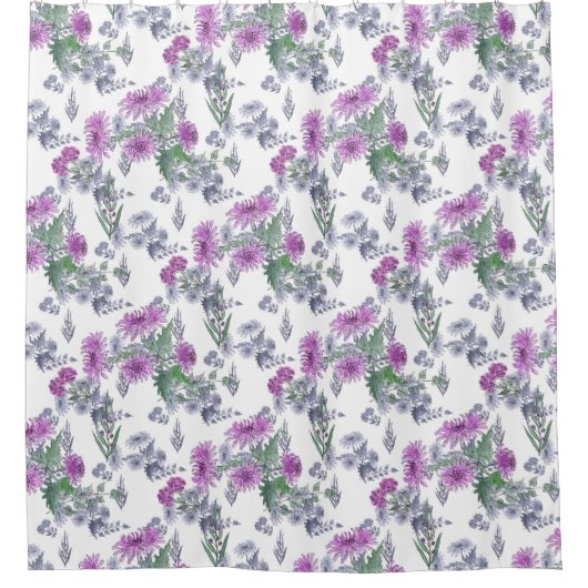 薄紫 シャワーカーテン (正面)