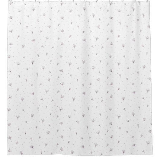 薄紫 シャワーカーテン (正面)