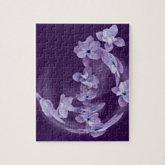 薄紫 ジグソーパズル (縦)