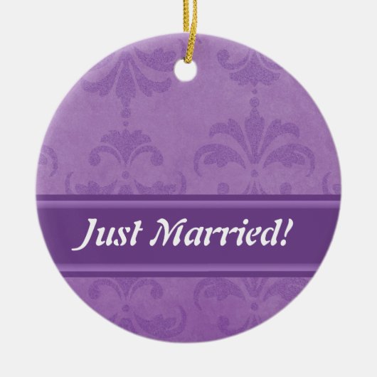 薄紫 セラミックオーナメント (正面)