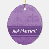 薄紫 セラミックオーナメント (左)