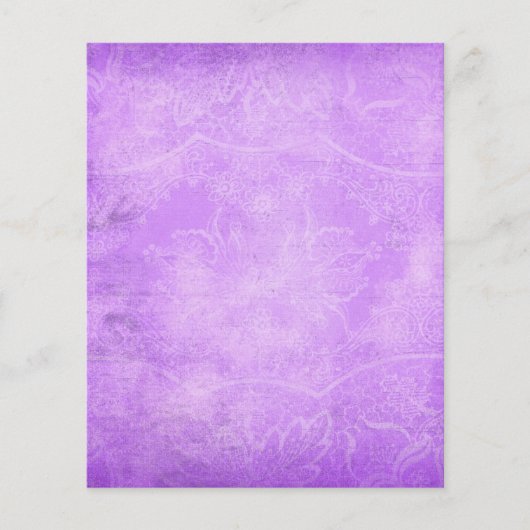 薄紫&パープルエイジパターン(の模様が)あるドスクラップブック紙 (正面)