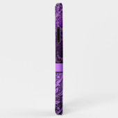 薄紫&パープルダマスク&メタリックフローラプリント Case-Mate iPhoneケース (裏面/右)