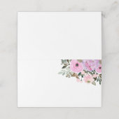 薄紫&ピンクフローラブーケゲストテーブル プレイスカード (外部開封)