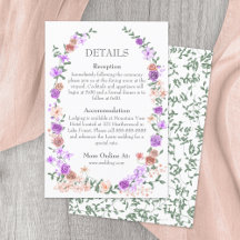 薄紫&ピーチバラガーデンつる植物結婚ズ詳細