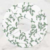 薄紫&ピーチバラワイングラスラベルラベル ワイングラスタグ (裏面)