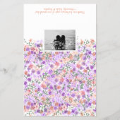 薄紫&ピーチフローラ結婚ズキャンディバーラッパ チラシ (正面)