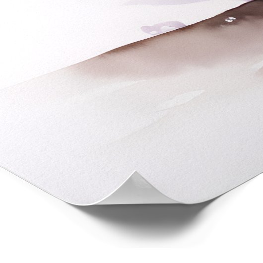 薄紫 ポスター (角)