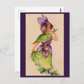 薄紫 ポストカード (正面/裏面)