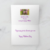 薄紫·マザーズ·デイ·カード カード (内部)