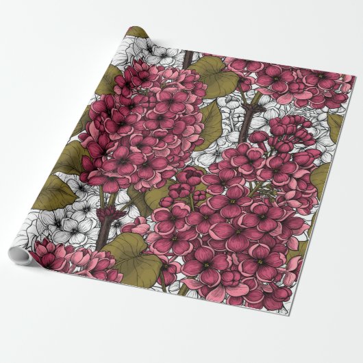 薄紫 ラッピングペーパー (アンロールド)