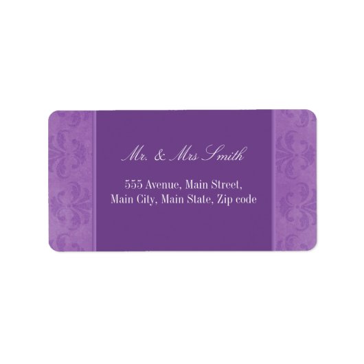 薄紫 ラベル (正面)