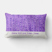 薄紫 ランバークッション (正面)