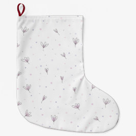 薄紫 ラージクリスマスストッキング