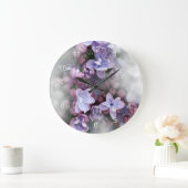 薄紫 ラージ壁時計 (ホーム)