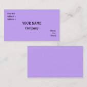 薄紫 名刺 (正面/裏面)