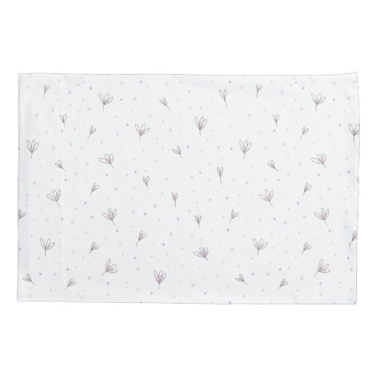 薄紫 枕カバー (裏面)