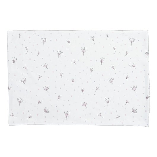 薄紫 枕カバー (正面)