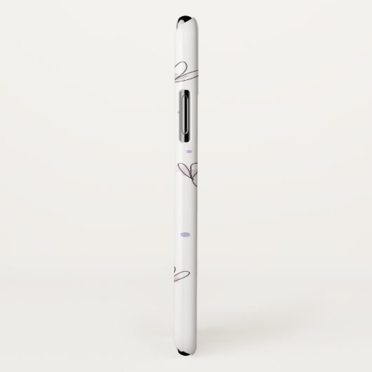 薄紫 Case-Mate iPhoneケース (裏面/右)