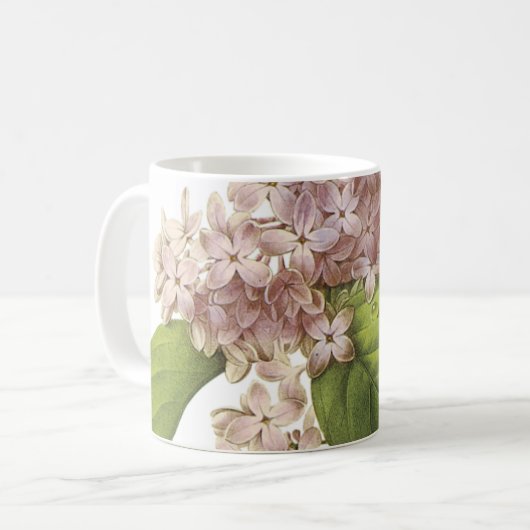 薄紫(Syringa sp.)by Redouce Coffee Mag コーヒーマグカップ (正面左)