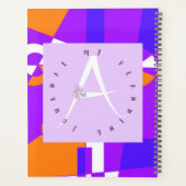 薄紫A幾何学的 プランナー手帳 (裏面)