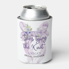 薄紫Bow She's Linging the Knotブライダルシャワー 缶クーラー