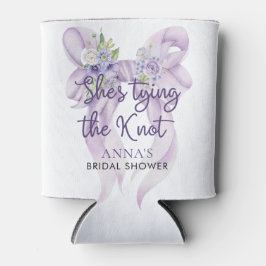 薄紫Bow She's Linging the Knotブライダルシャワー 缶クーラー