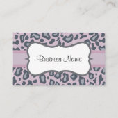 薄紫Leopard印刷名刺 名刺 (正面)