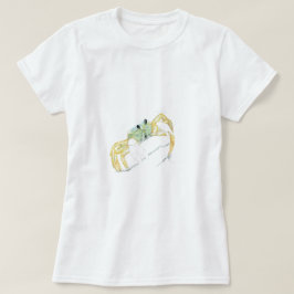 薄緑から黄色のオバケガニ Tシャツ