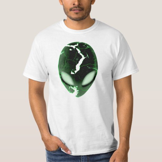 薄緑のエイリアン Tシャツ (正面)
