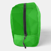 薄緑のグラデーションのジオメトリメッシュパターン ドップキット (右)