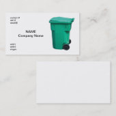 薄緑のゴミ箱 名刺 (正面/裏面)