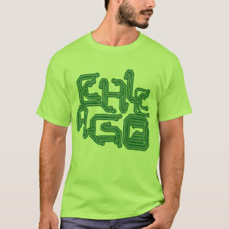 薄緑のシカゴ電子PCB T - Tシャツ