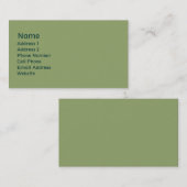 薄緑の平野 名刺 (正面/裏面)