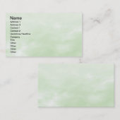 薄緑の空の質- 名刺 (正面/裏面)