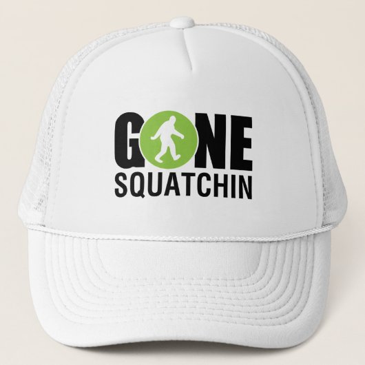 薄緑の行ったSquatchin キャップ (正面)