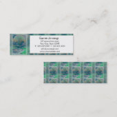 薄緑色の生命の樹 スキニー名刺 (正面/裏面)