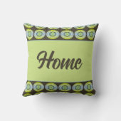 薄緑（濃い茶色） クッション (裏面)