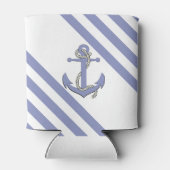 薄航海の色いかりロープ/青ストライプ色 缶クーラー (裏面)