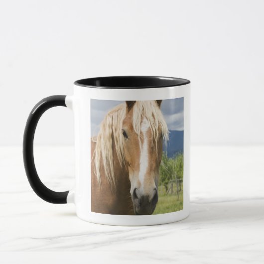 薄茶の馬 マグカップ (左)