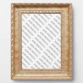 薄茶友好木枠PICフォトプラーク フォトプラーク (正面)